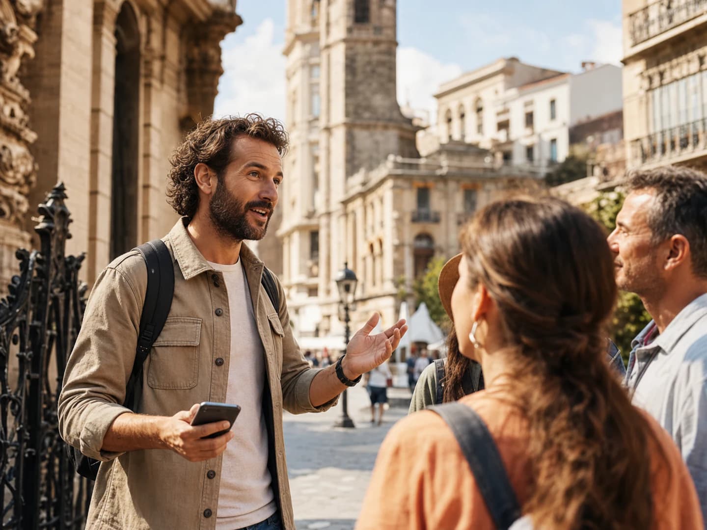 Professional service scene: Tours and transportation